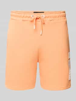 alpha industries Sweatshorts met elastische band en tunnelkoord
