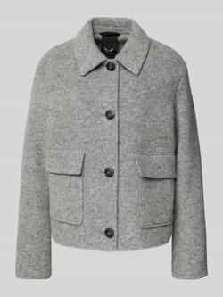 Fuchs Schmitt Wollen jack met platte kraag