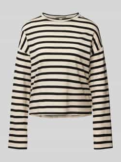 QS Shirt met lange mouwen met oversized schouders