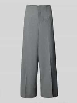 Kaffe Klassieke Hooggetailleerde Grijze Melange Broek Gray Dames