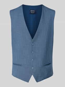 MCNEAL Gilet met V-hals en paspelzakken