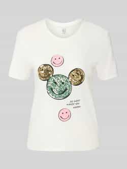 Only Regular fit T-shirt van puur katoen model 'KITA'