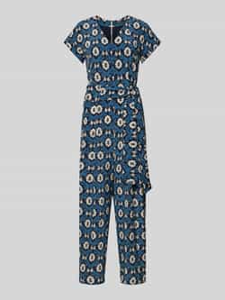 Weekend Max Mara Zijden jumpsuit met strikceintuur model 'AUSTERO'