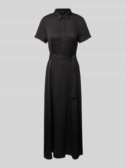 MORE & MORE Maxi-jurk met strikceintuur