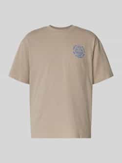 Edwin T-shirt met labelprint model ' MUSIC CHANNEL'
