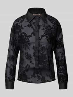 RINASCIMENTO Overhemdblouse in semi-transparante look