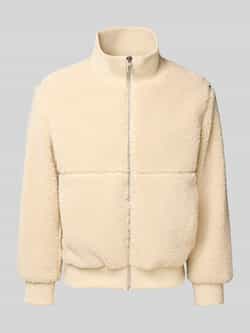 Only & Sons Regular fit bomberjack in de look van imitatiebont model 'RAY'