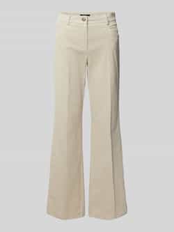 TONI Flared corduroy broek met persplooien model 'Jolie'