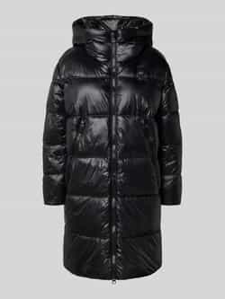 Blauer Usa Gewatteerde lange jas met tweewegsritssluiting model 'ARMORY'