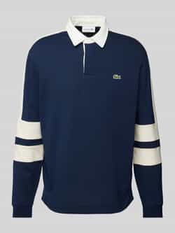 Lacoste Classic fit poloshirt in design met lange mouwen