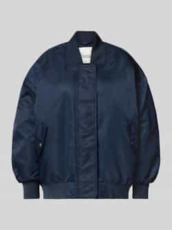 My Essential Wardrobe Donker Saffierblauwe Bomberjack Blue Dames