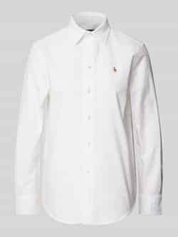 Polo Ralph Lauren Classic fit overhemdblouse met logostitching