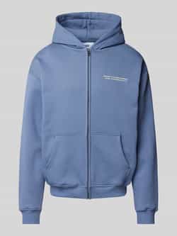 Multiply Apparel Oversized sweatjack met labelprint