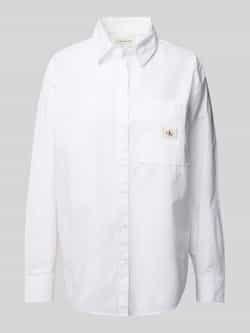 Calvin Klein Jeans Relaxed fit blouse met labeldetail