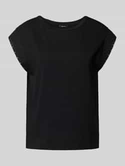 Opus T-shirt met kapmouwen model 'Sallso'