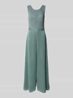 Swing Jumpsuit met wijde pijpen en kant