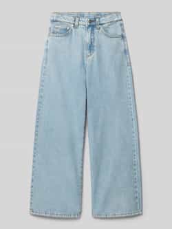 Tom Tailor Wide leg jeans van zuiver katoen
