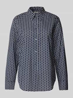 Marc O'Polo Regular fit blouse met lange mouwen van puur katoen