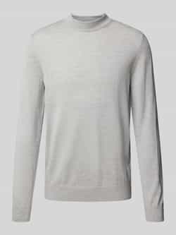 JOOP! Collection Gebreide pullover van scheerwol met opstaande kraag model 'Davide'