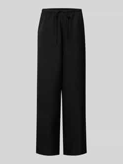 Vero Moda Regular fit wijde broek met elastische band model 'MELANEY'