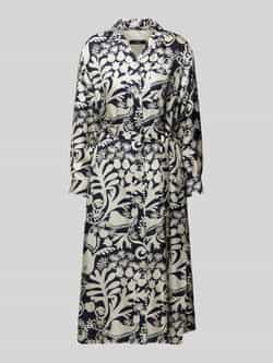 Weekend Max Mara Zijden jurk met strikceintuur model 'GAIA'