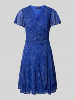 Lauren Ralph Lauren Knielange jurk met V-hals model 'WANDELLA'