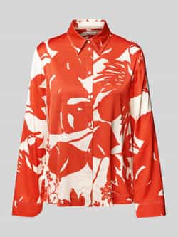 Marc O'Polo Regular fit satijnen blouse in elastische viscose