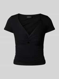Guess T-shirt met plooien model 'CHARLOTTE'