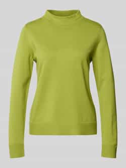Betty Barclay Gebreide pullover van viscosemix met opstaande kraag