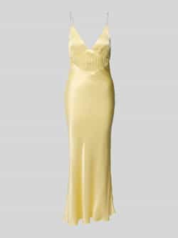 Bardot Avondjurk met V-hals model 'CAPRI DIAMONTE'