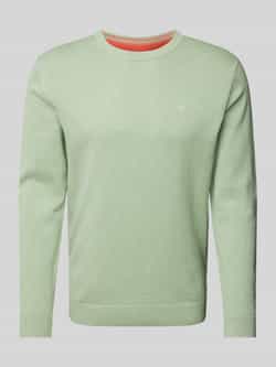 Tom Tailor Regular fit gebreide pullover van zuiver katoen