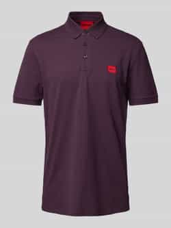 HUGO Poloshirt met labelpatch model 'Dereso'