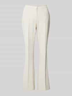 RAFFAELLO ROSSI Flared stoffen broek met siernaden en viscoe model 'DORO'