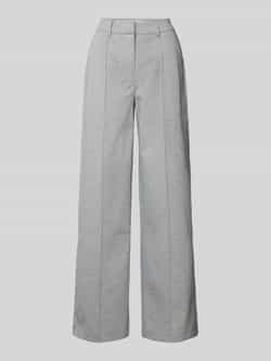 Ichi Stoffen broek met vaste persplooien model 'KATE'