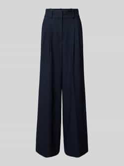 Ivy Oak Wide leg stoffen broek met bandplooien model 'PRESCILLIA ANN'