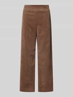 Opus Stoffen broek met verkorte pasvorm model 'Misha'