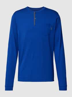 Jockey Pyjamashirt lange mouwen Van blauw