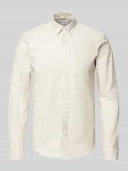 Lindbergh Slim fit vrijetijdsoverhemd met knoopsluiting model 'Oxford'