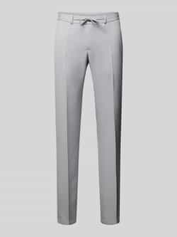 Zuitable Slim fit pantalon met persplooien model 'SPARTAFLEX'