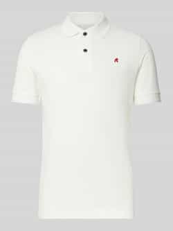 Replay Regular fit poloshirt met logostitching