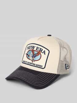 New era Trucker-pet met label- en motiefpatch