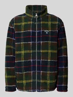 Barbour Regular fit fleecejack met opstaande kraag model 'TARTAN'