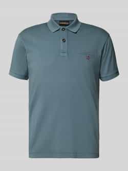 Napapijri Regular fit poloshirt met labelstitching model 'elbas'
