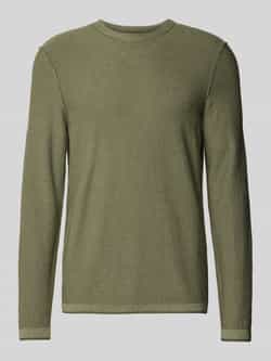 Marc O'Polo Regular fit gebreide pullover van een mix van katoen viscose en linnen