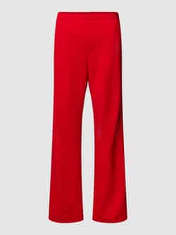 Oui Flared cut broek met ritssluiting opzij