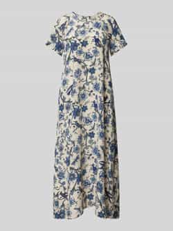 Weekend Max Mara Zijden jurk met ronde hals model 'REVERE'