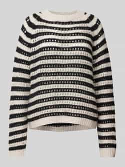 Hemisphere Gebreide pullover met ronde hals
