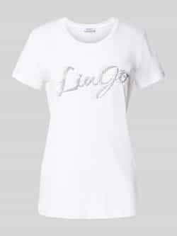 Liu Jo White T-shirt met labelprint