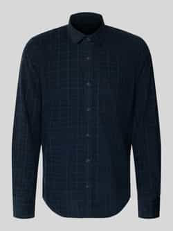 Lerros Regular fit vrijetijdsoverhemd van corduroy met kentkraag