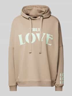Miss goodlife Hoodie met statementprint model 'True Love'